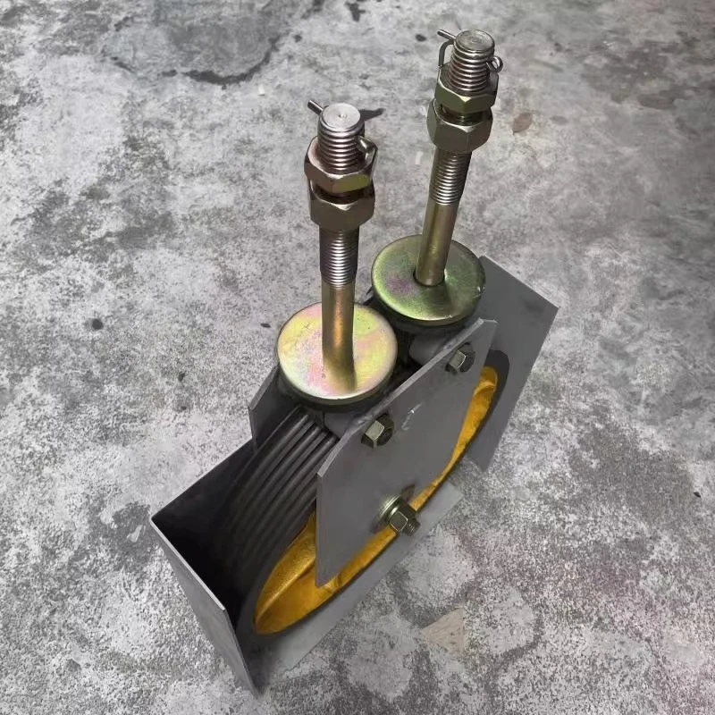 Elevator anti-rope wheel 4/5 groove 412*68 with shaft boom machine room UAX top car counterweight wheel