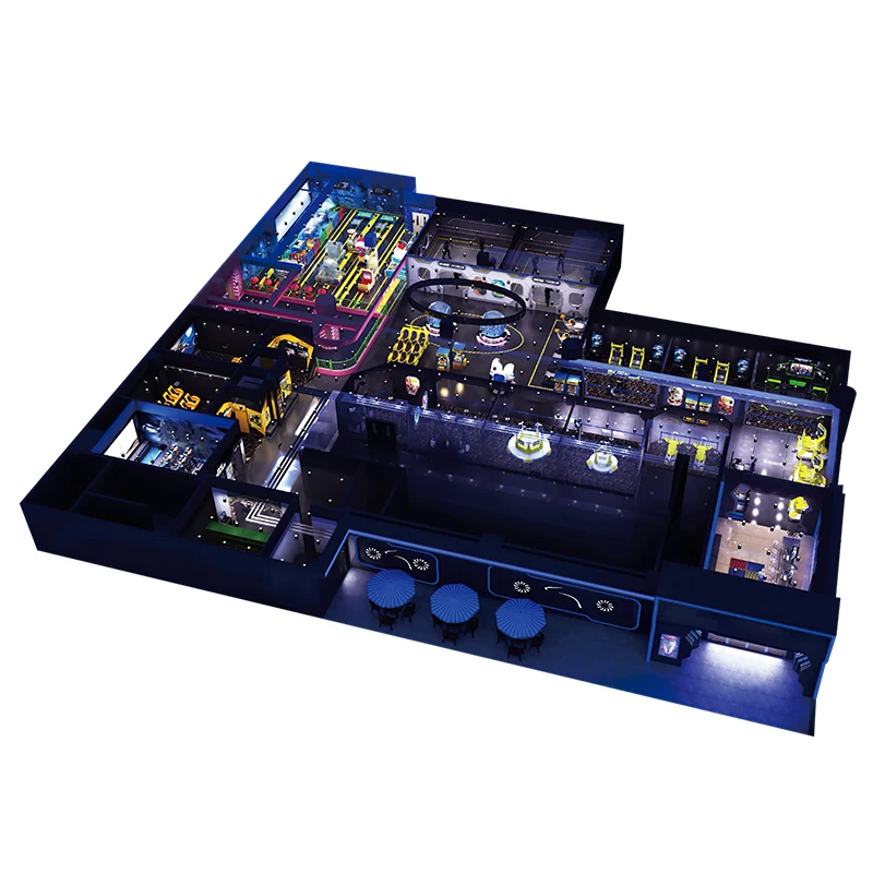 VR Theme Park Customized Factory Virtual Reality Adventure Amusement Park Arcade Games VR Game Machine 7D Roller Coaster
