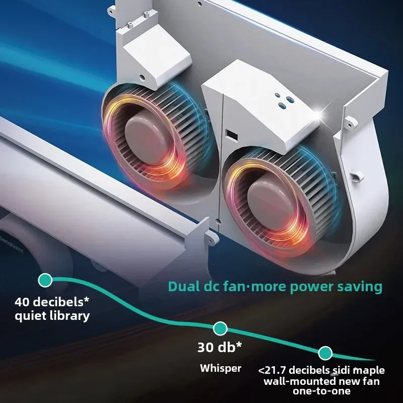 Ventilation And Ventilation Wall-mounted New Fan Maternal And Infant Elderly Room Ventilation And Dust Removal Purifier Nation