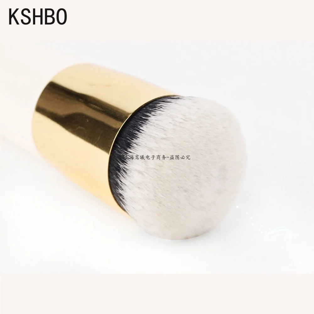 KSHBO 1pcs New Chubby Pier Foundation Brush Flat Cream Makeup Brushes Professional Cosmetic Make-up Brush Tools