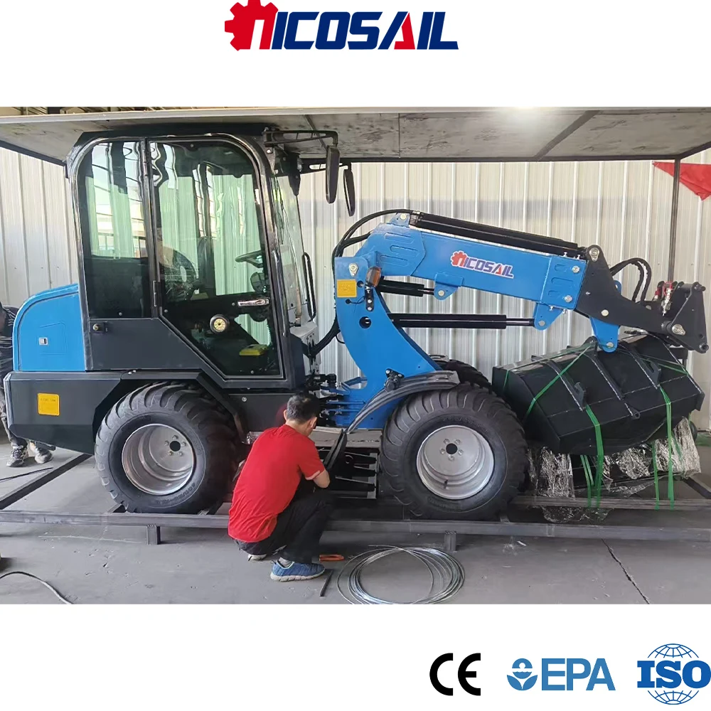 

Euro 5 Telescopic Loader CE Approved Compact Wheel Loader with Extendable Boom for Europe Use