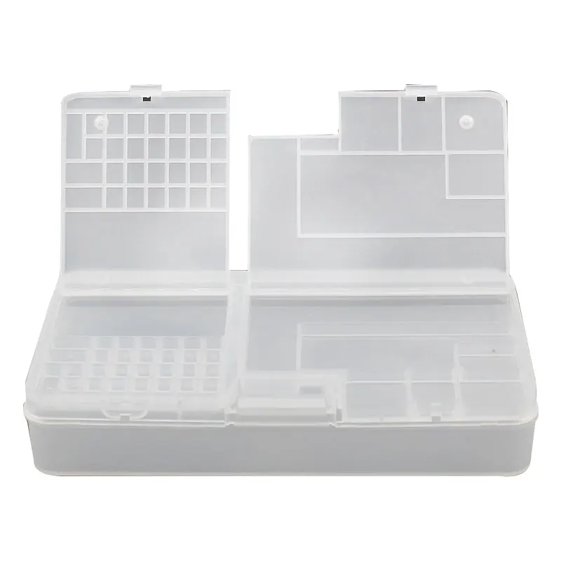 Box, Electronic Components, Transparent Plastic Storage, Small Screw Accessories, Tool Classification Grid