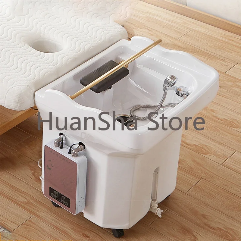 Stylist Beauty Salon Shampoo Chair Head Spa Japanese Portable Hair Salon Chair Hairdressing Silla Peluqueria Furniture LJ50SC