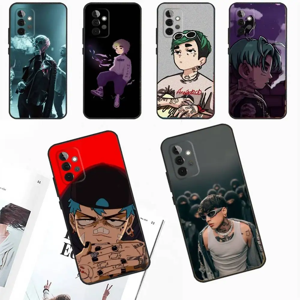 

Rapper CRO Phone Case For Samsung Galaxy A13,A21s,A22,A31,A32,A52,A53,A71,A80,A91 Soft Black Phone Cover