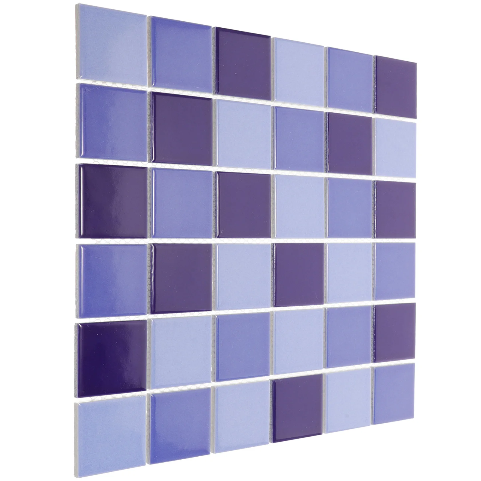 

2 Pcs Pool Decorative Tiles Ceramic Mosaic Bathroom Floor Fish Wall