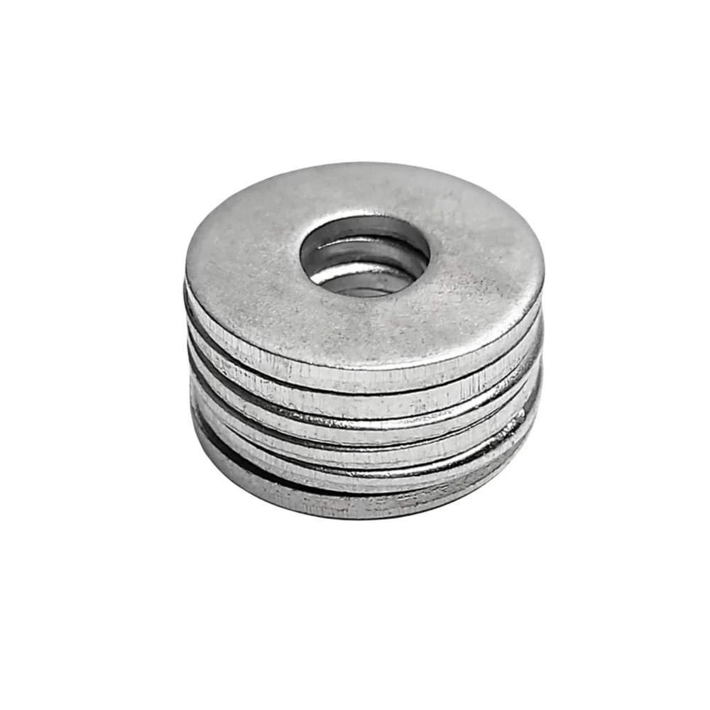 50pcs Carbon Steel Sealing Flat Washers M3 M4 M5 M6 M8 M10 M12 Sealing Gaskets for Plumbing Automotive