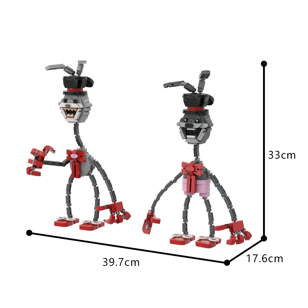 MOC ألعاب شعبية العثور على فرانكي اللبنات الإبداع الرعب باركور شخصيات الحركة الطوب تجميعها لعبة أطفال هدية