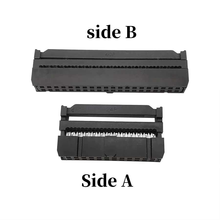 FC 6/8/10/12/14/16/18/20/24/26/30/34/40/50 دبوس 2.54 مللي متر الملعب أنثى رأس IDC موصل مقبس لكابلات الشريط 1.27 مللي متر