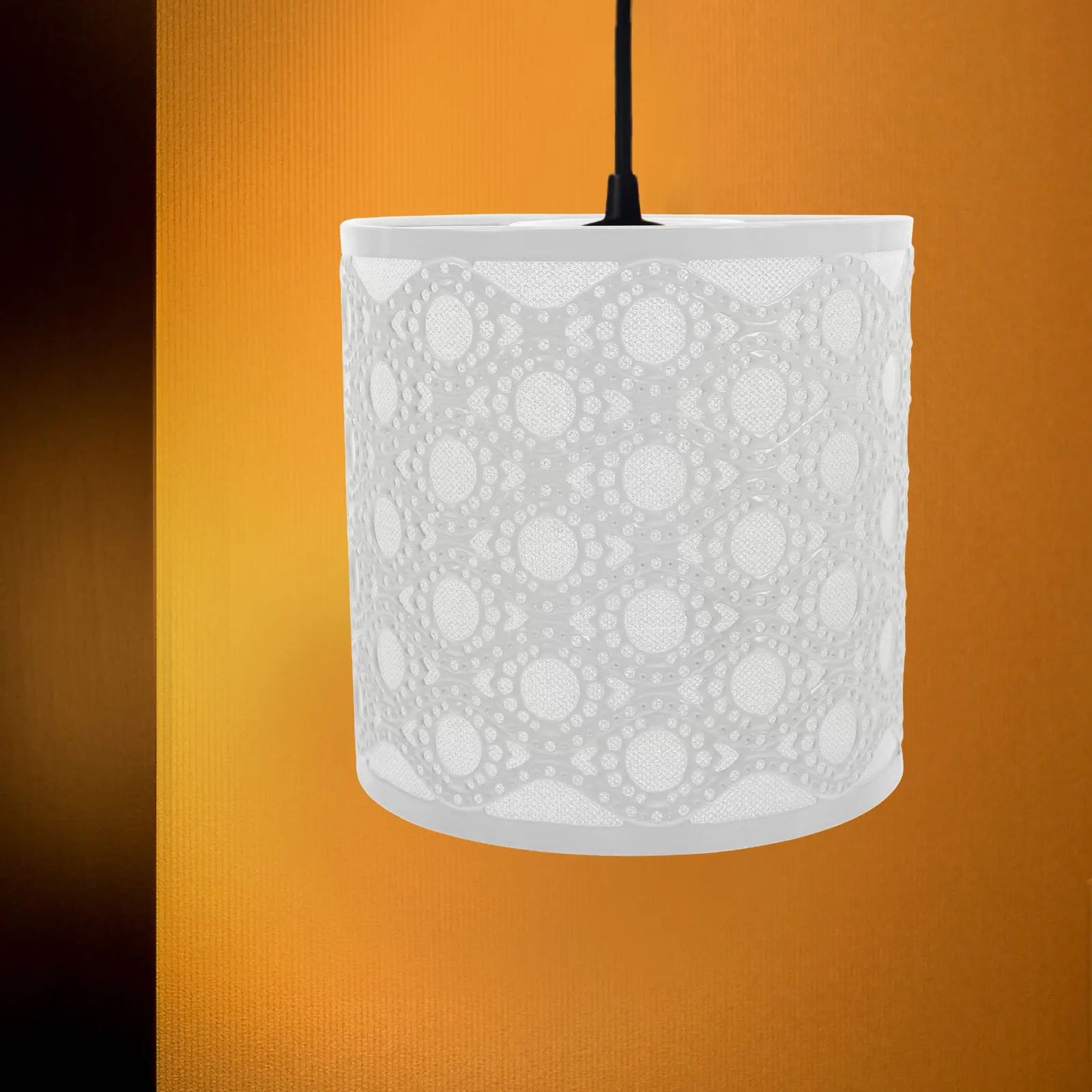 

Lampshade Shades Chandelier for Table Ceiling Cover Replacement Parts Floor Iron Drum Metal