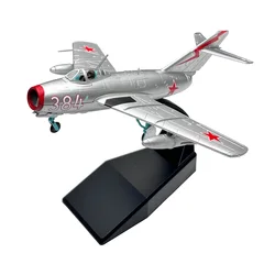 Mikoyan Metal Faggot Fighter Plane para Crianças, Mikoyan MG-15 Aircraft, Diecast Aircraft Model, ornamento de brinquedo, escala 1: 72