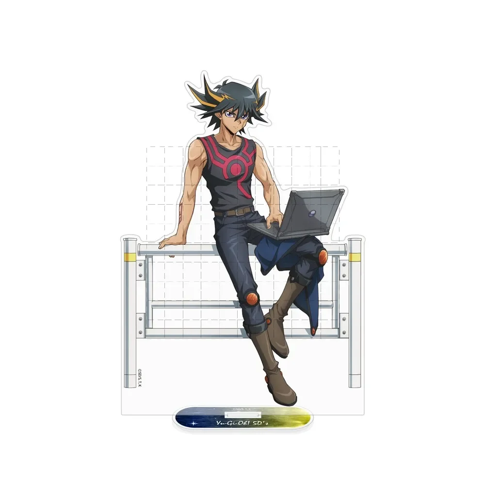Game Yu-Gi-Oh! 5D\'s Acrylic Stand Doll Anime YuGiOh Fudo Yusei JACK ATLAS Akiza Izinski Figure Model Plate Cosplay Toy for Gift