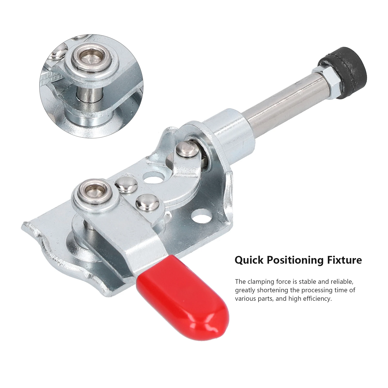 Push-Pull Klem met Snelle Ontgrendeling, 40kg Houdkracht, Klem voor Lassen, Houtbewerking, Testen, Jig, Bevestigingsaccessoires