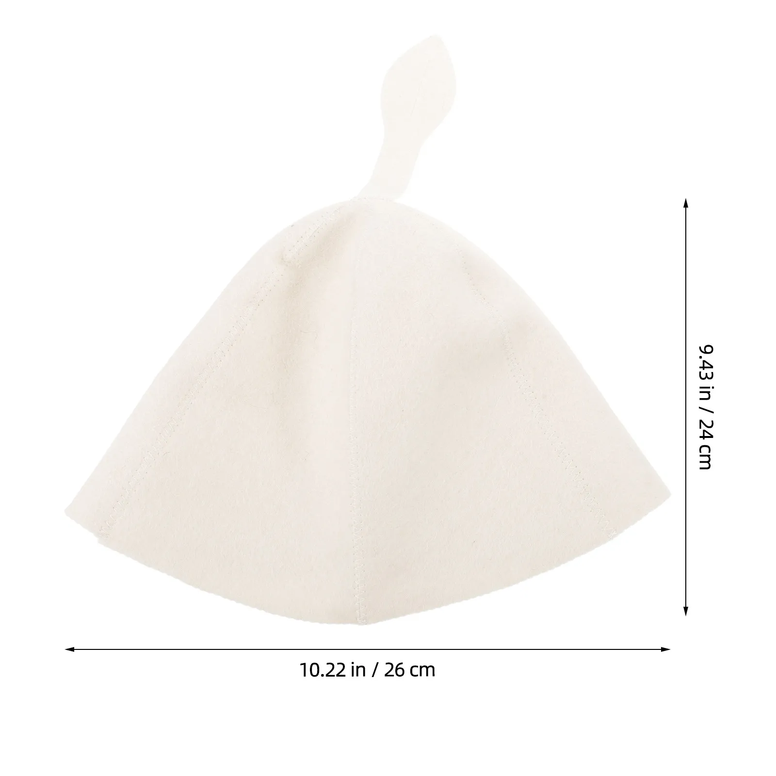 Russian Sauna Hat Unisex - Traditional Wool Felt Bath Cap Breathable Reusable for Vaporarium Banya Session Heat Resistant