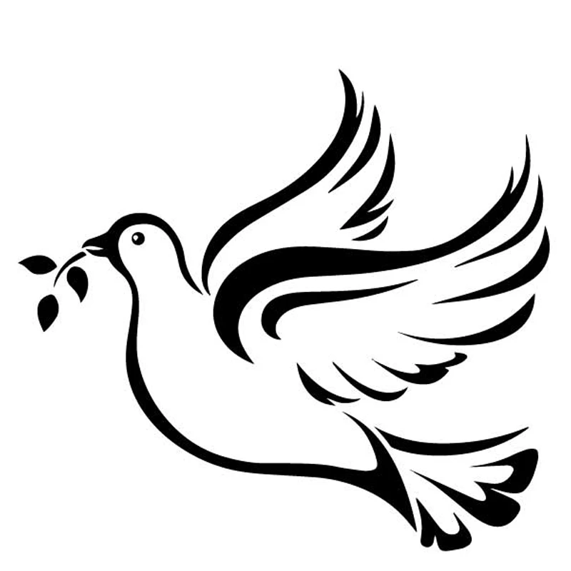 K225#15CM Bird Pigeon Dove Car Stickers Vinyl Decal Car Accessories Pegatinas Para Coche