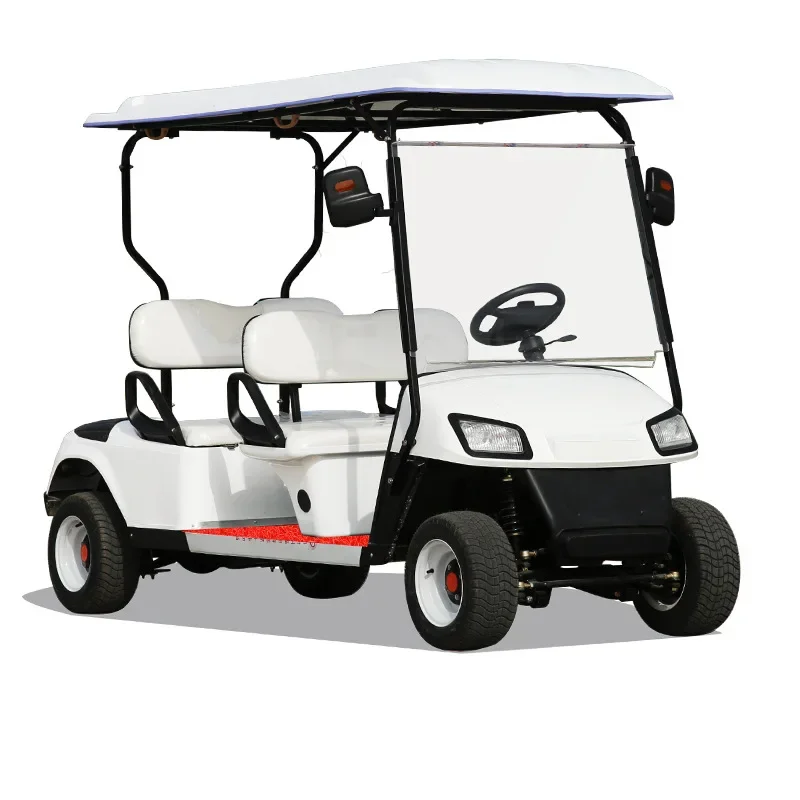 Four-seater electric golf cart features comfort from China