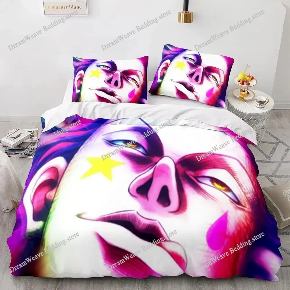 New Fashion HUNTER×HUNTER Bedding Set Single Twin Full Queen King Size Bed Set Adult Kid Bedroom Duvet Cover Sets 3D Print Anime