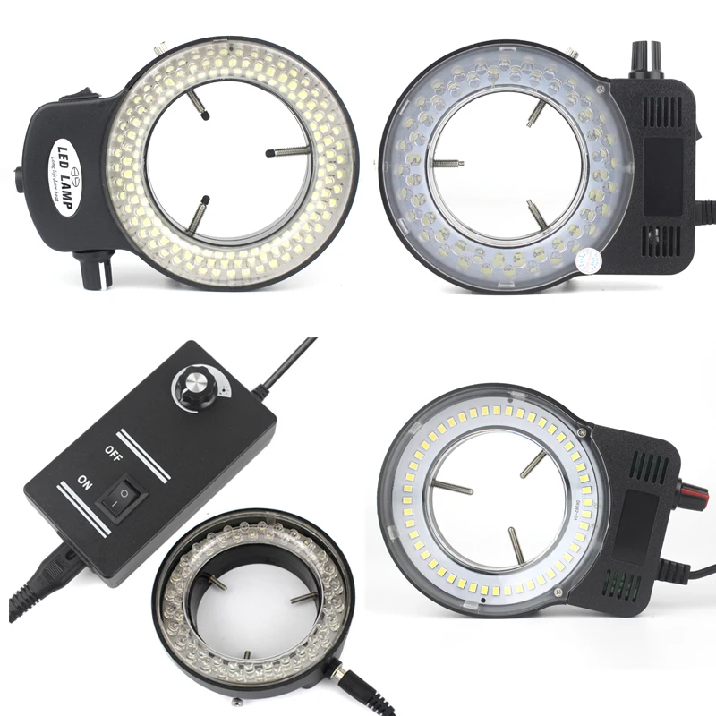 

HIGH CLOUD Adjustable 144 LED Ring Light illuminator Lamp For Industry Video Stereo Trinocular Microscope 110V 220V