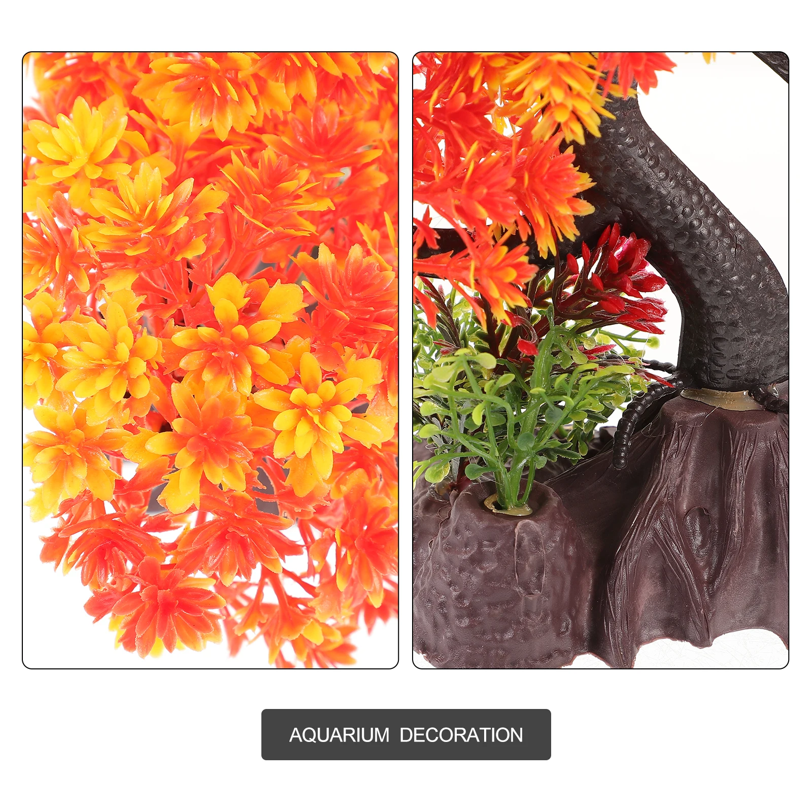

Simulated Tree Decoration Aquarium Decorations Décor Bonsai for Fish Tank