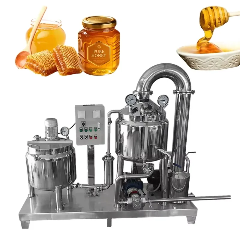 High Efficiency Automatic Bee Honey Extract Machine Concentrator Honey Purification Machine Honey Refining Machine