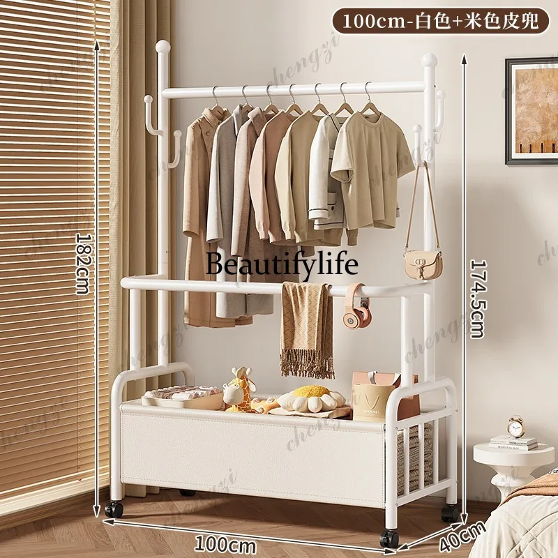 Hanging hanger Floor-to-ceiling bedroom Home removable multi-functional coat rack Indoor drying rack