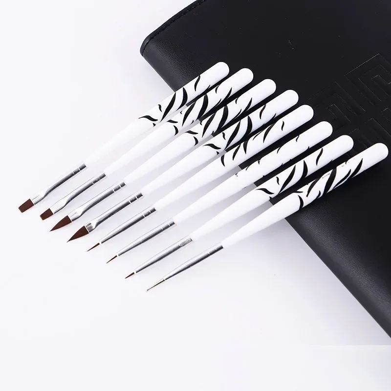 Nail Art Brush Ombre Brushes UV Gel Nail Polish Brush Painting Drawing Carving Pen Set For Manicure DIY Design Tools gallery 3