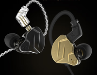 NEW KZ ZSN PRO X 1BA 1DD Hybrid Drive HIFI Metal In Ear Earphone Sport Noise Cancelling Earbud Headsets KZ ZSX ZSNPROX EDXPRO