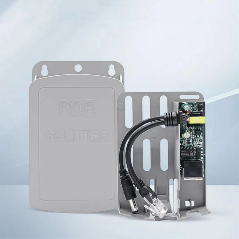 Durability 48V To 12V 1.2APoE Splitter Outdoor PoE Networking Expander Waterproof Splitter,Complies with IEEE802.3af/at 