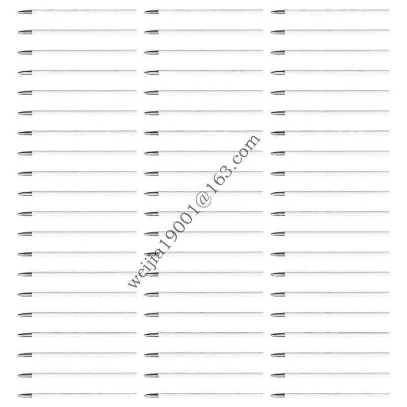 60 PCS Beadable Pens تعبئة حبر الحبر الأسود/الأزرق عبوات القلم للطلاب. H05A