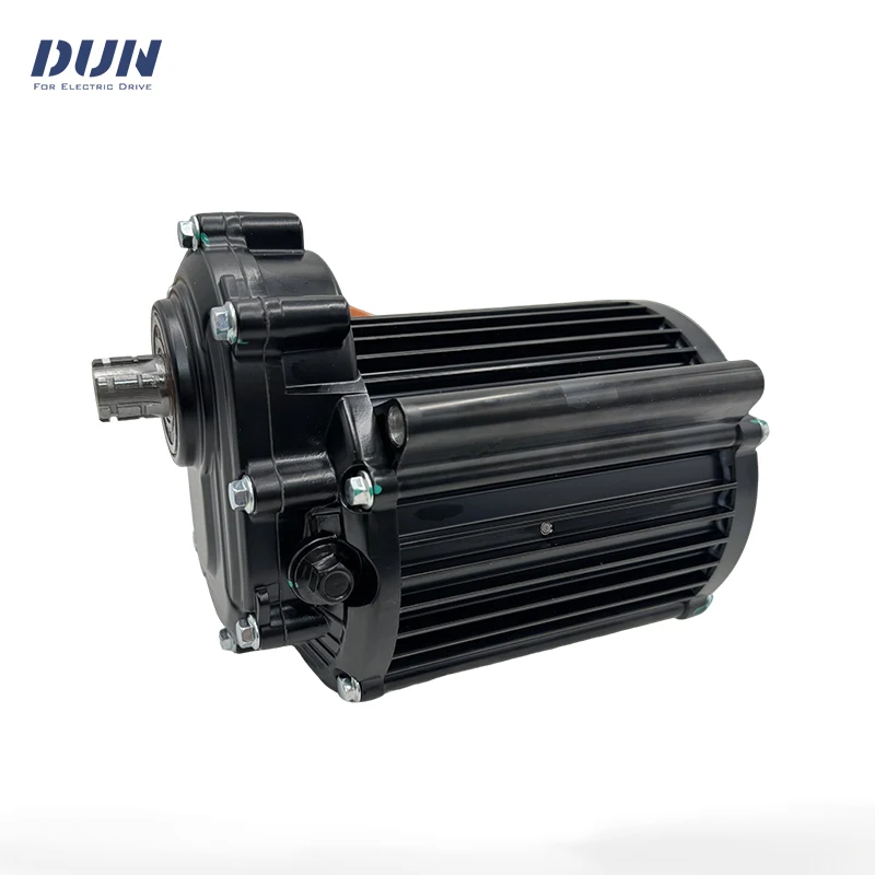 QS120 60H 2000W V3 72V 60H Mid Drive Motor with Gearbox Ratio: 1:2.35 for Electric Motorcycle - view 4
