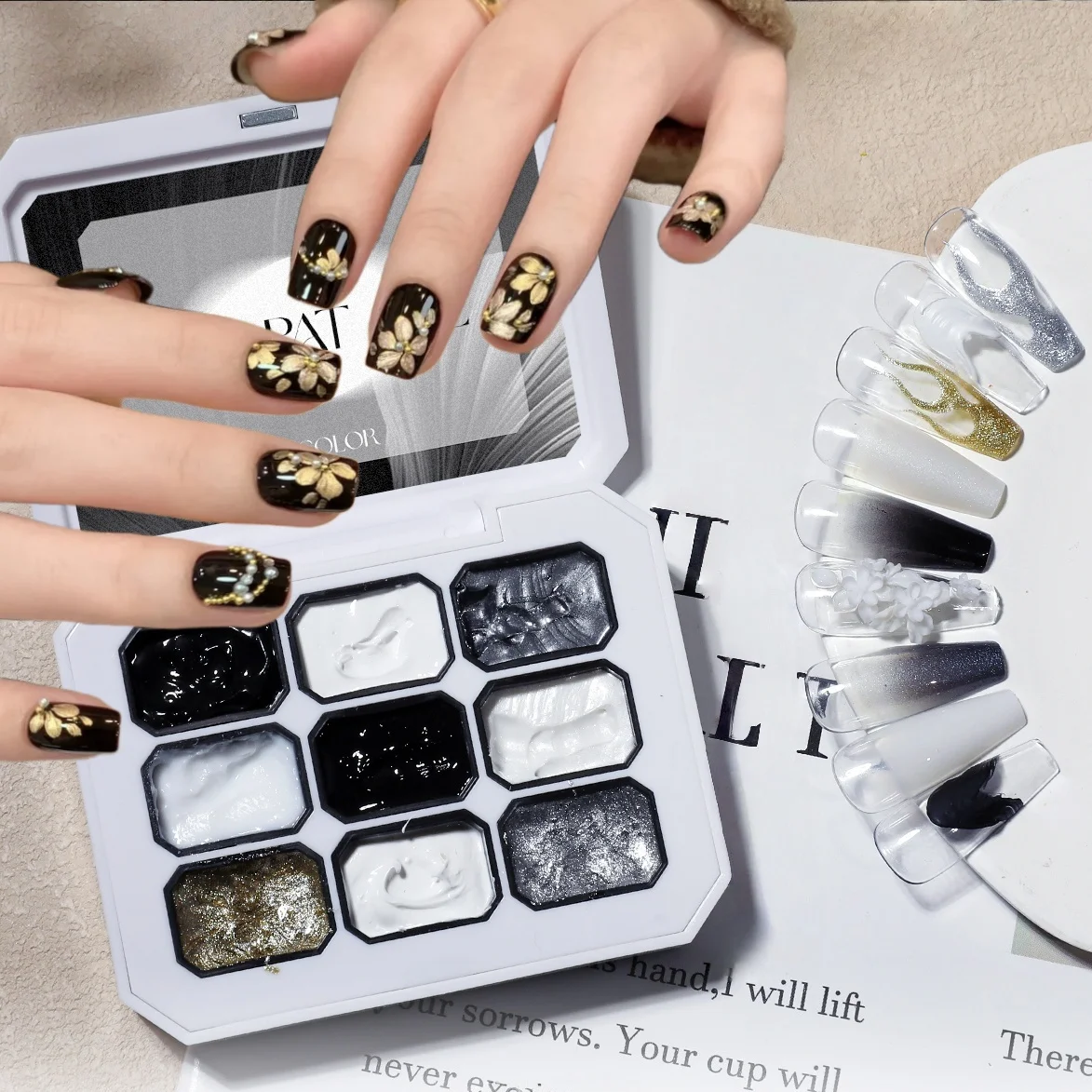 1Pc Black And White…