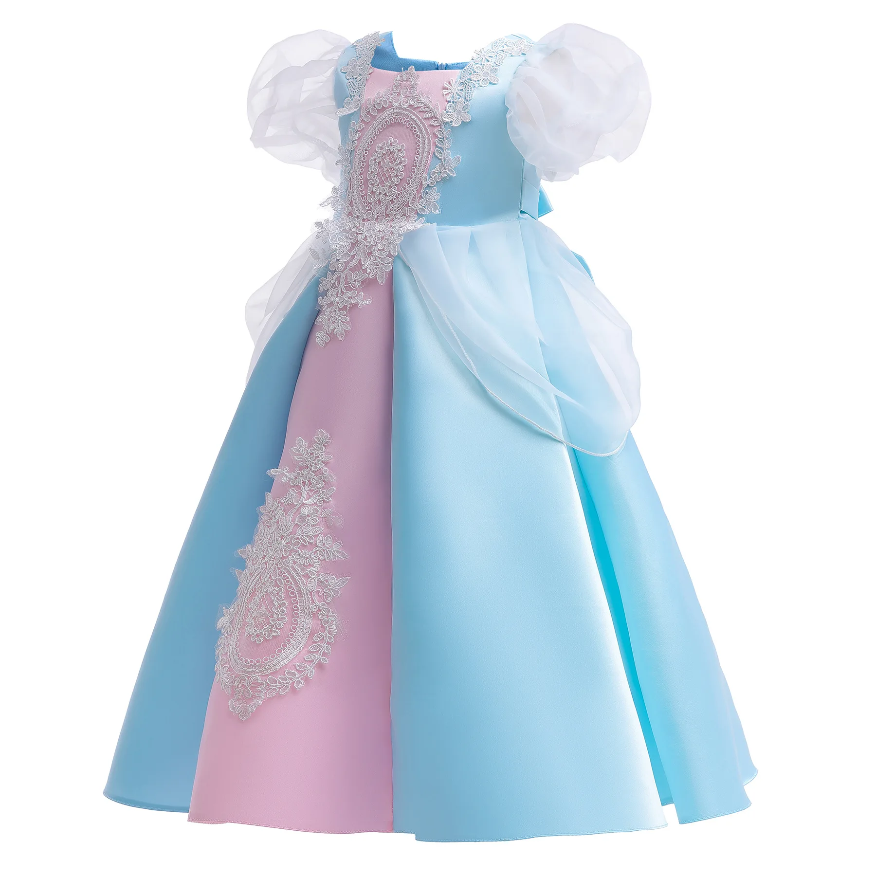 Cenerentola Dress for Girls Kids cenerentola Cosplay Costume di Halloween bambini compleanno principessa vestire vestiti da sera di natale