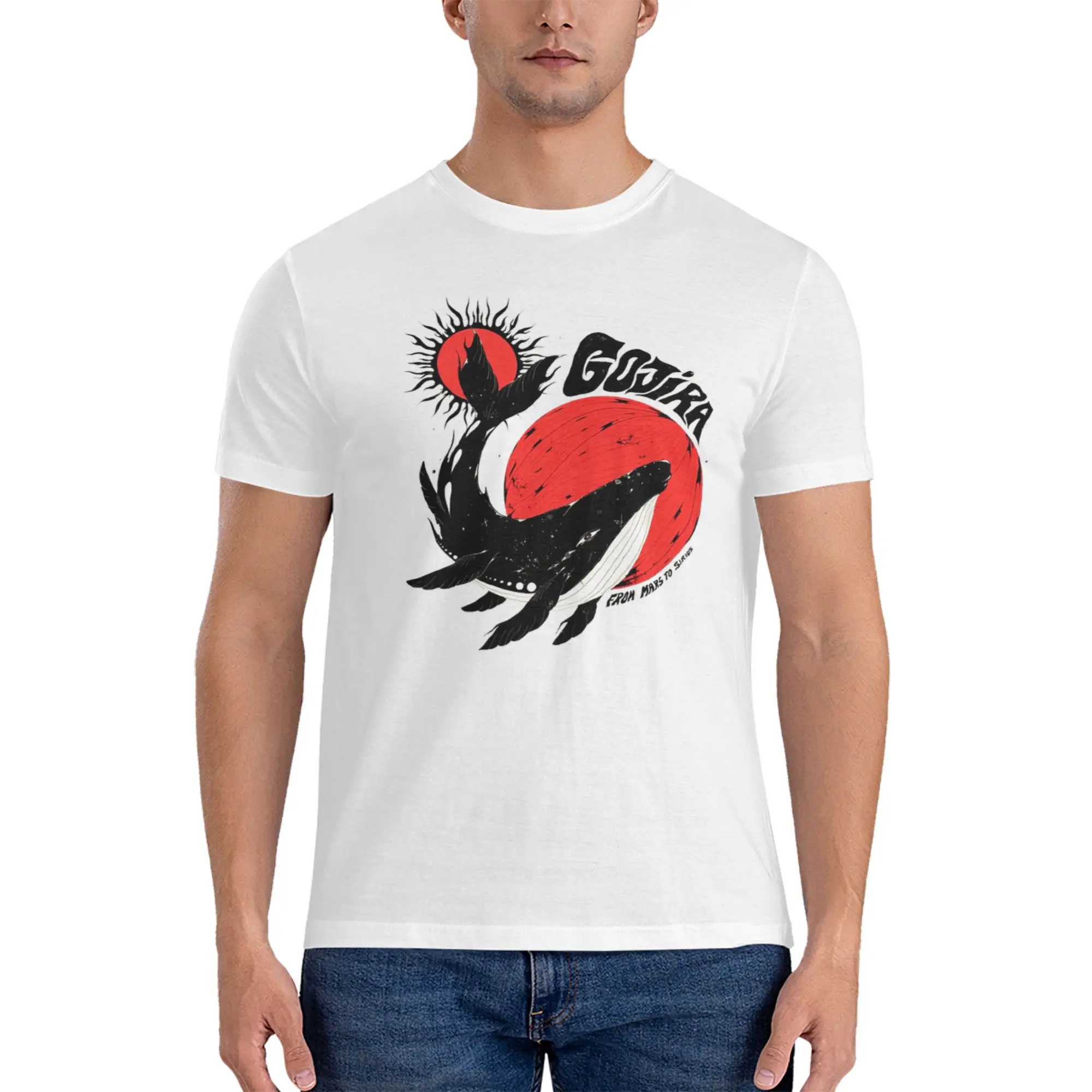 Gojiras Rock Metal Band 100% Cotton T-Shirt Men's T Shirts Men O-Neck Short Sleeve S-6XL