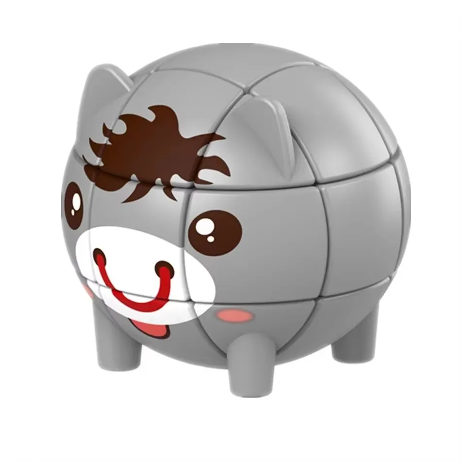 Urocze Kostki 3D z Zwierzętami Magiczne Kostki 3x3x3 Kostka Szybkościowa Zabawka Edukacyjna Pomysł na Prezent Urodziny Boże Narodzenie Zabawki dla Dzieci