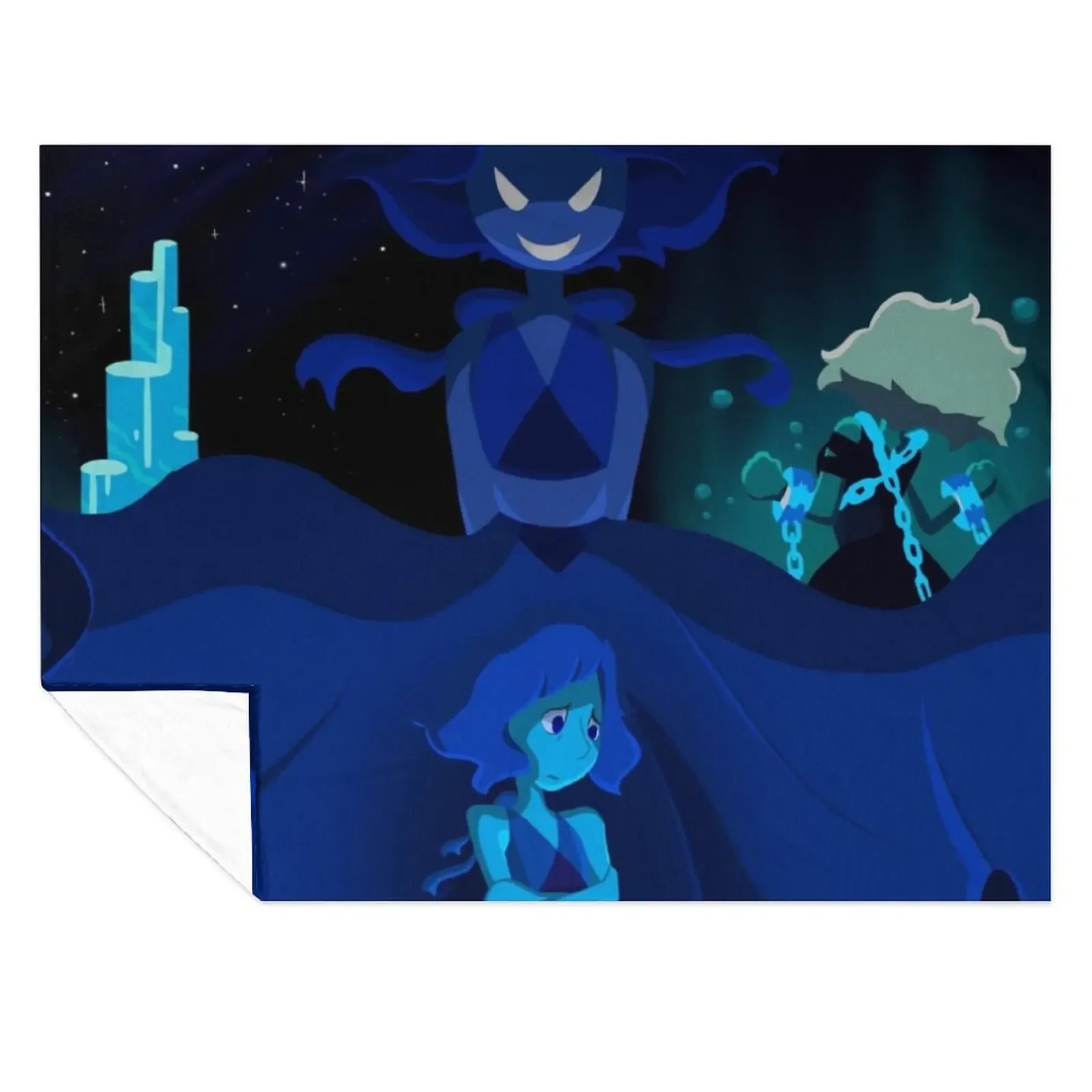 

Lapis Lazuli Steven Universe Throw Blanket Extra Large Throw Bed covers Stuffeds Beach Blankets