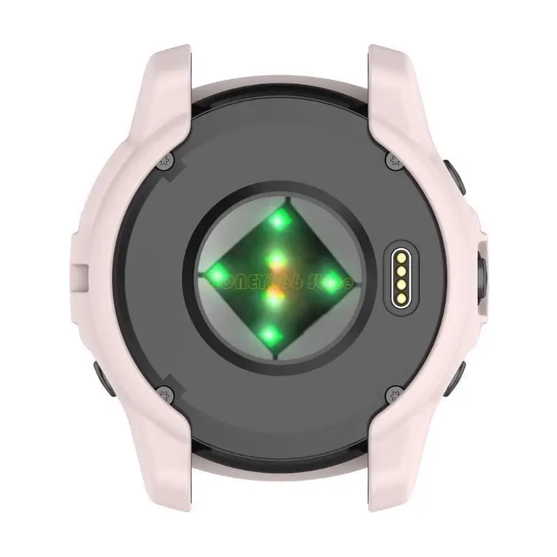 F62C Sleek Silicone Case Watch Garminepix 47mm 용 Rrotective Case Half Portector