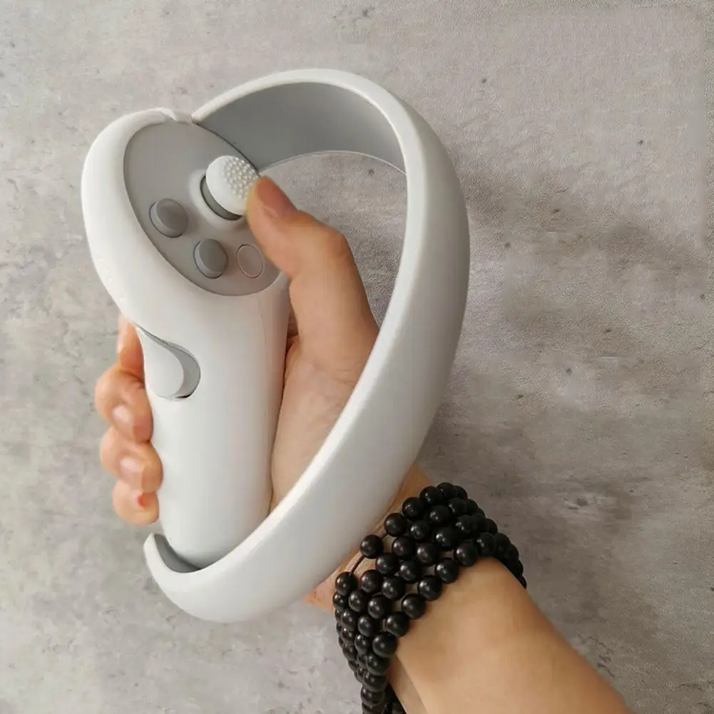 Cubierta de silicona para Joystick de juegos VR, cubierta duradera para mando de consola