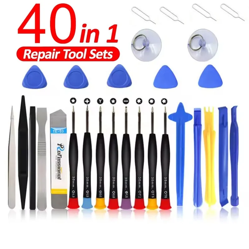40 In 1 Precision Screwdriver Repair Tool Set For iPhone iPad Tablet Laptop PC Precision Electronics Tool Repair Accessories Set