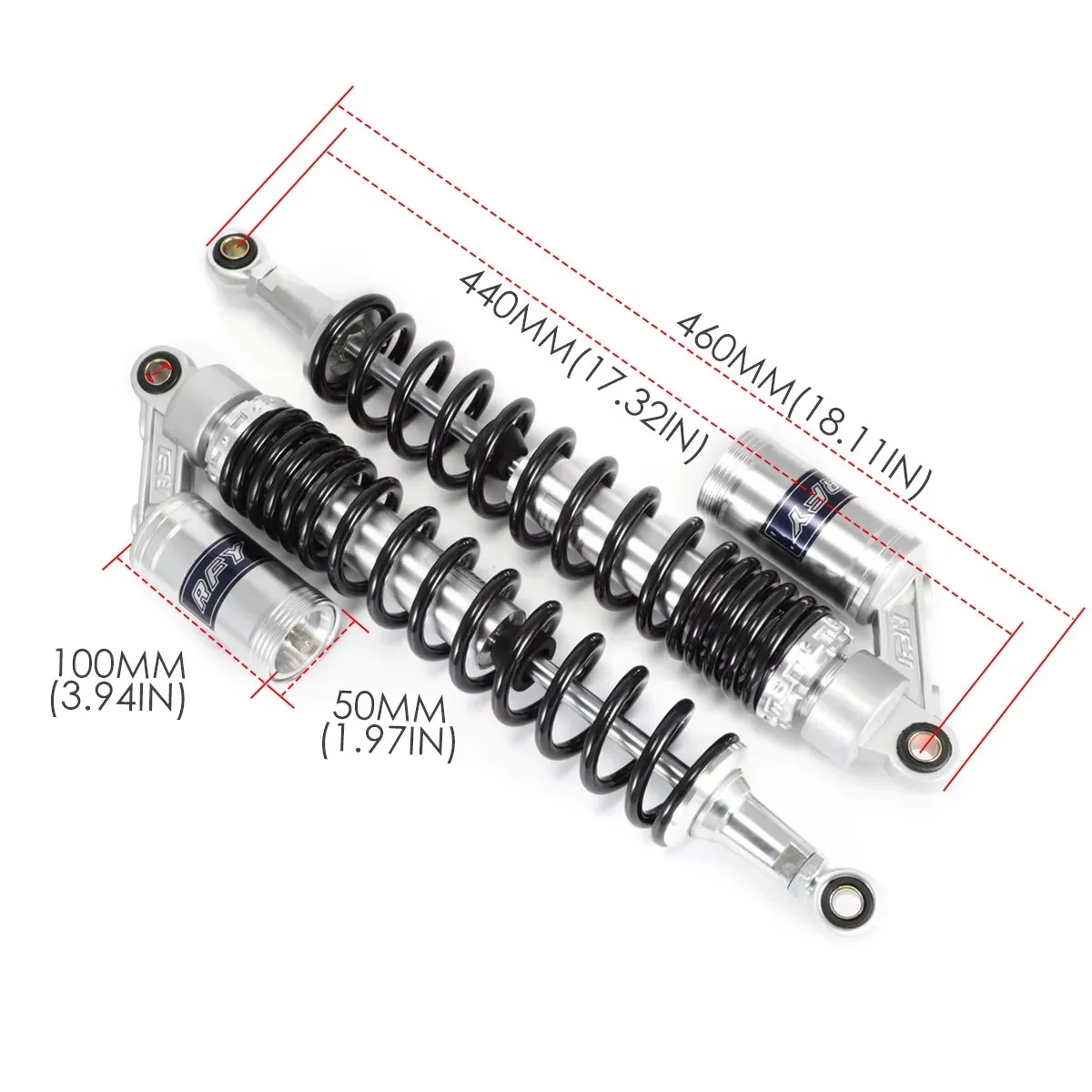 375mm 400mm 430mm The Chinese Factory Directly Sells Rear-use Motorcycle Shock Absorbers At The Right Price