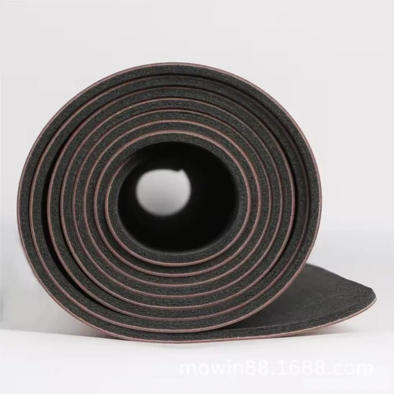 Yoga Mat Widened PU Rubber Anti Slip Luxury Fitness Yoga Mat Engraved With Words European Standard Import Fitness Dropshipping