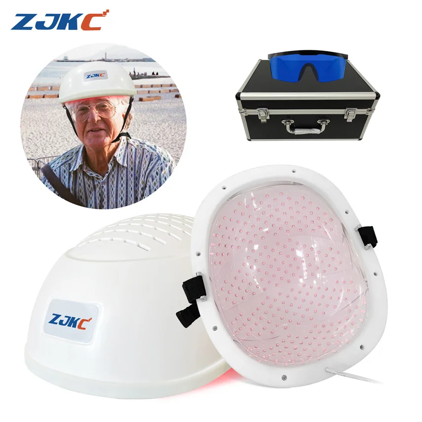 

ZJKC 810nm Stroke Recovery Treatment Led Helmet Photobiomodulation Infrared Light Therapy for Depression Alzheimer Parkinson