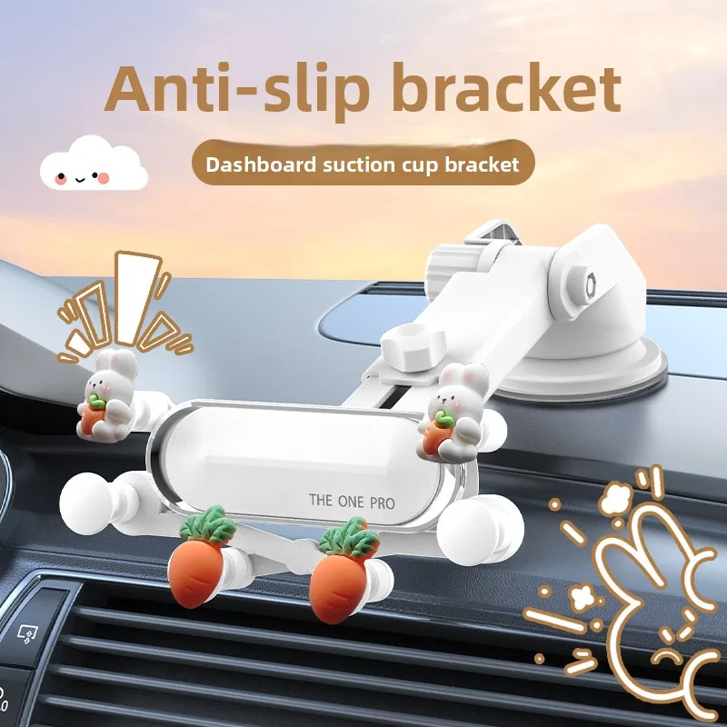 Hitzebeständige Auto-Handyhalterung mit Starkem Saugnapf-Basis-Halter für Armaturenbrett und Windschutzscheibe