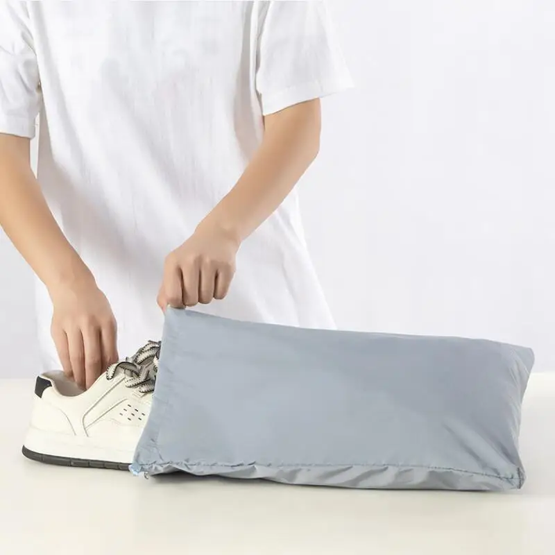 10pcs/lot Wholesale 16*20, 24*32, 31*42cm Drawstring Gift Pouch Travel Storage Bag Clothing Dust Proof Bags Custom Logo