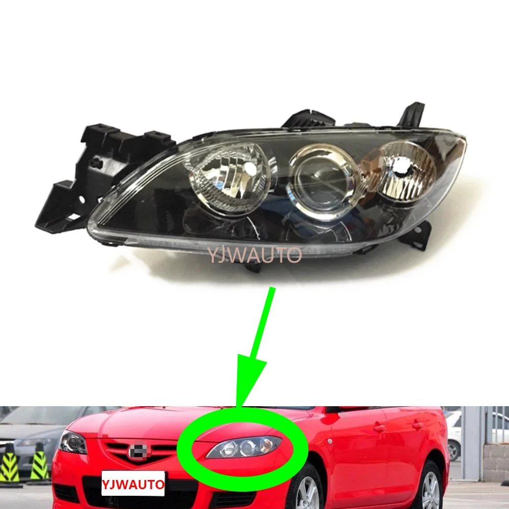 For Mazda 3 2006 2007 2008 2009 2010 2011 2012 Car Headlight Assembly Headlamp Replacement Front Whole Auto Light Assembly