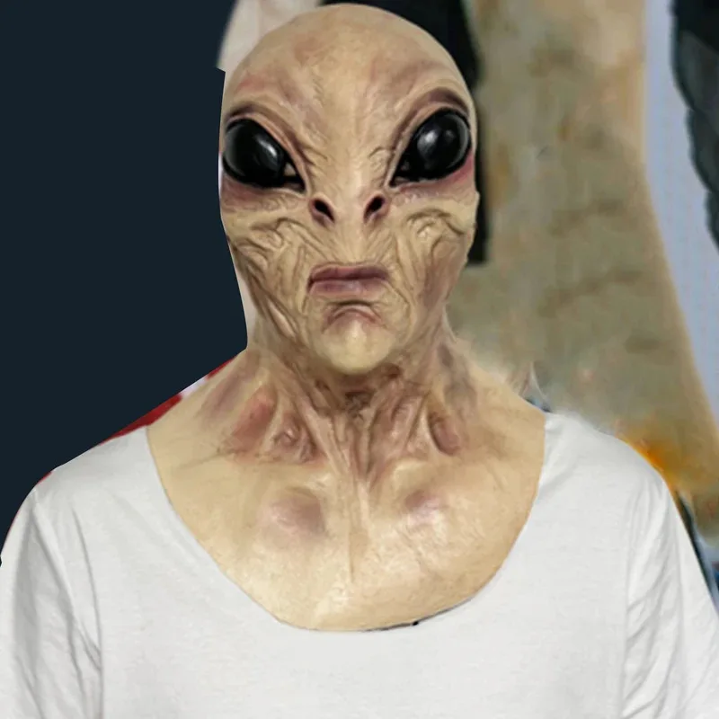 مخيف الرعب الغريبة قناع مخيف الطرف الديكور مضحك هالوين تأثيري أقنعة الدعامة 2025 kn.7