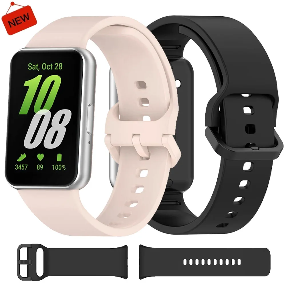 Bracelet en Silicone pour Samsung Galaxy Fit 3, Bracelet de montre intelligente de remplacement, Bracelet de Sport pour Samsung Galaxy Fit3, accessoires