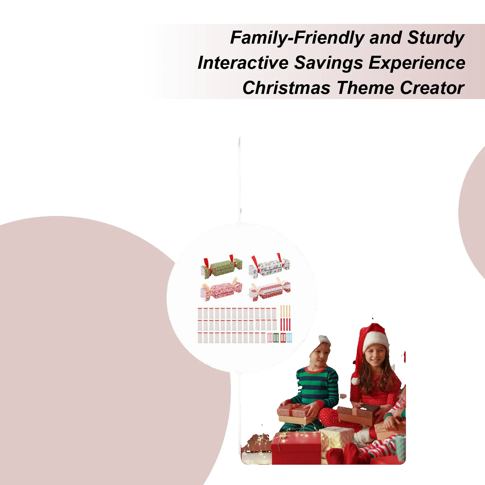 Christmas Pull-Out Candy Box 4Pcs/set Candy And Paper Money Box Festive Atmosphere Props Christmas Party Surprise Gift