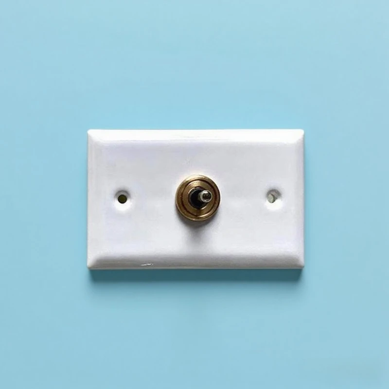 

Керамический тумблер французского ретро для домашнего проживания в семье и отеля, квадратной формы с одинарным и двойным управлением