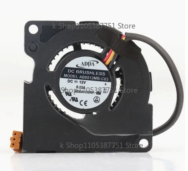 Original FOR ADDA AB5012MB-C03 Server Blower Fan DC12V 0.12A 50x50x20mm 3Wire 3Pin 50mm cooler