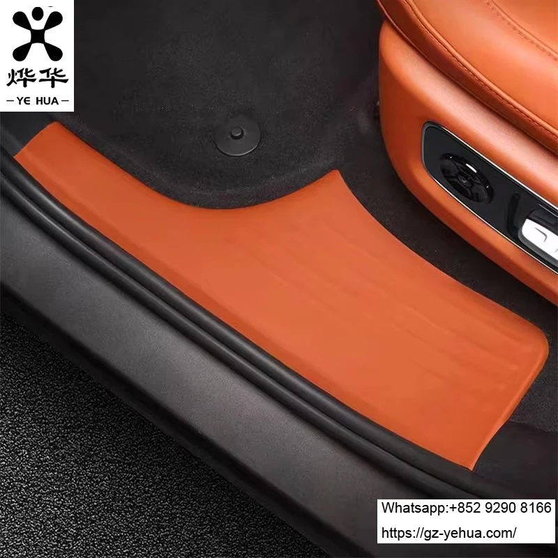 Car Trunk Door Guard Strips Sill Plate Protector For Li Lixiang L6 L7 L8 L9 Rear Bumper Guard Rubber Mouldings Pad Trim Cover