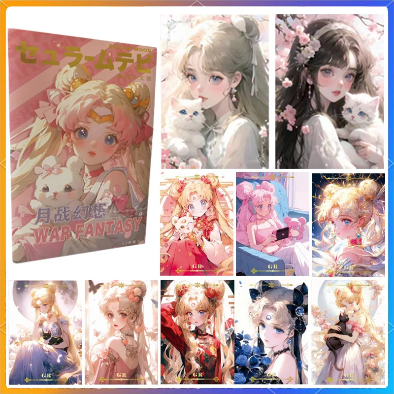 Sailor Moons Card Limited Sale New Style ACG Goddess Story Adult Hobbies Loli Girls  Loong Year Collect Card Holiday Gift